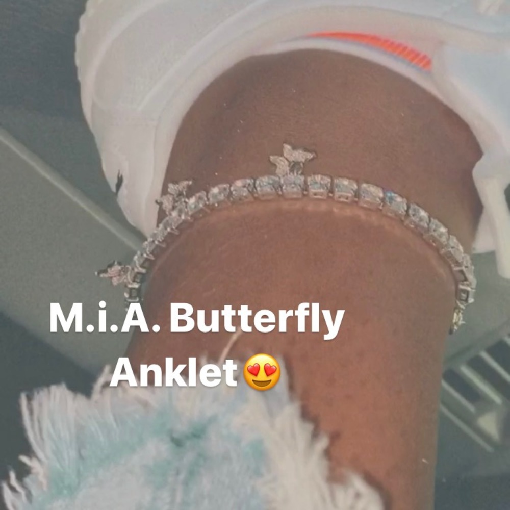 Butterfly anklets